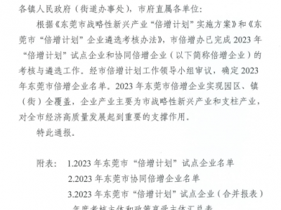 屢獲殊榮！國亨公司再次入選“倍增計劃”企業(yè)